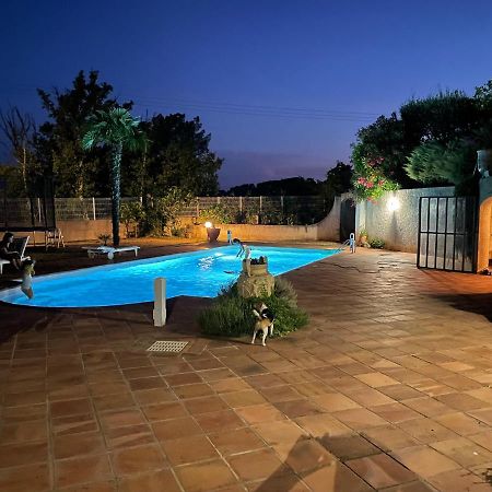 Villa Lazuel, piscine privative chauffée, vue panoramique et jardin clos Aubenas Extérieur photo