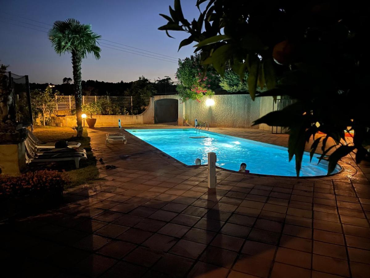 Villa Lazuel, piscine privative chauffée, vue panoramique et jardin clos Aubenas Extérieur photo