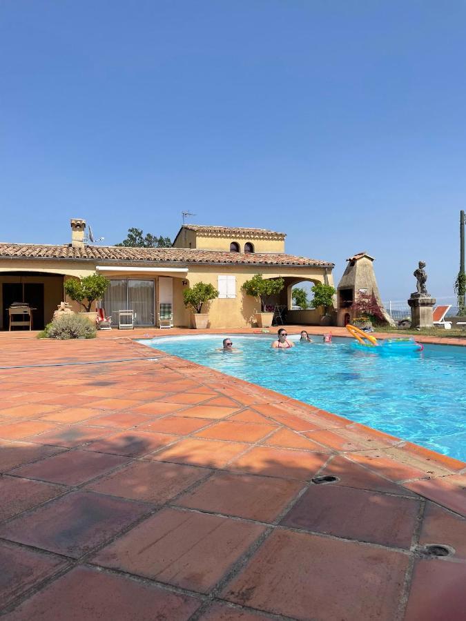 Villa Lazuel, piscine privative chauffée, vue panoramique et jardin clos Aubenas Extérieur photo